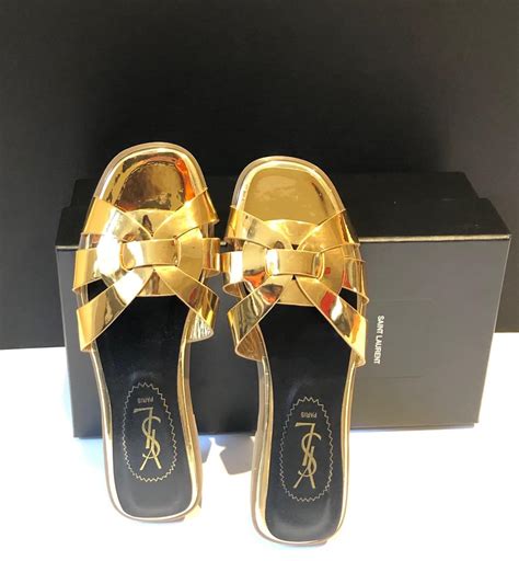 ysl tribute shoes gold|ysl tribute shoes on sale.